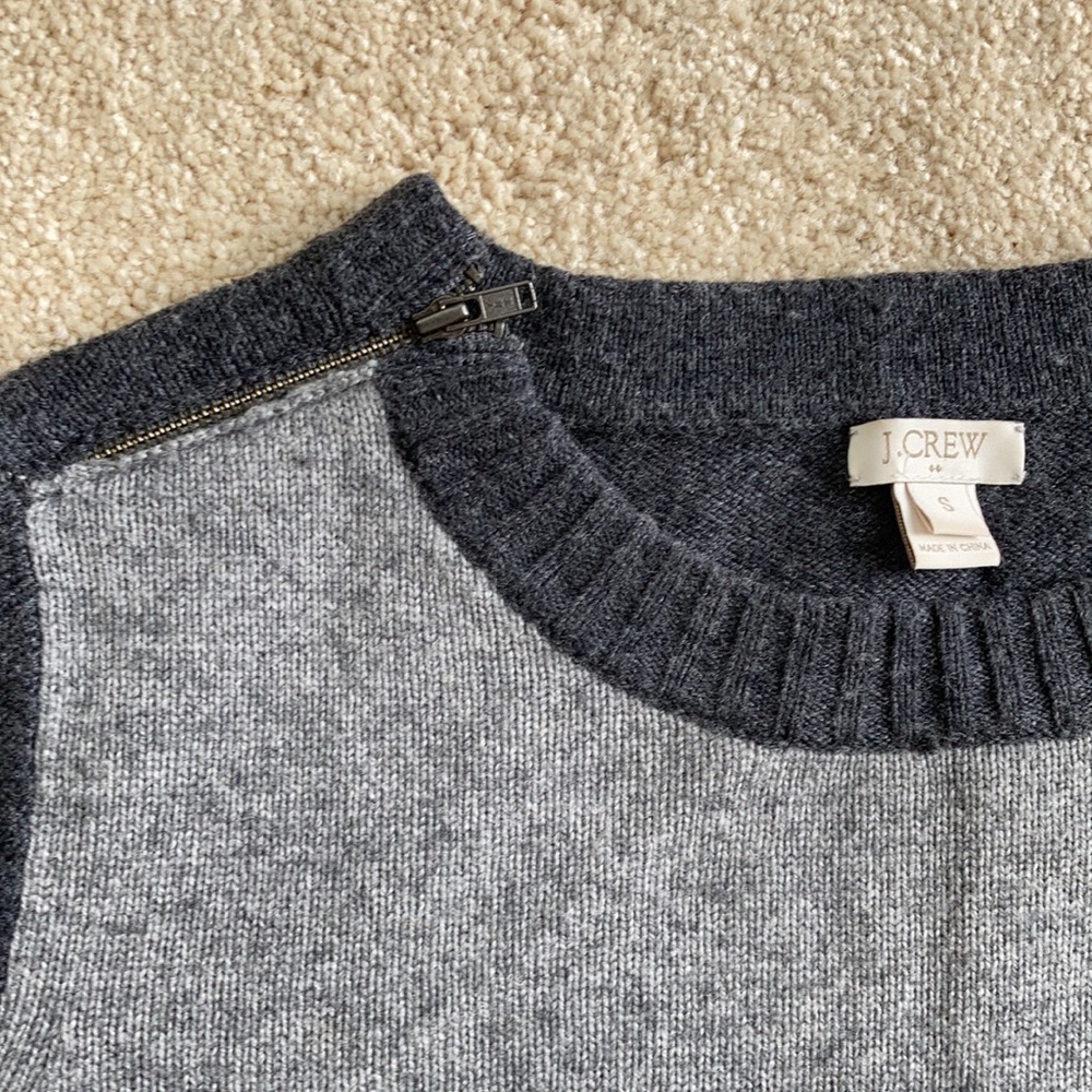 JCrew Sweater with Zipper detail - Picture 2 of 4